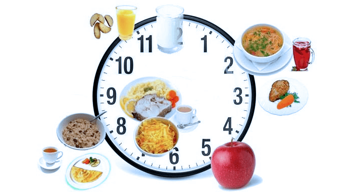 Pancreatitis divides meals by the hour