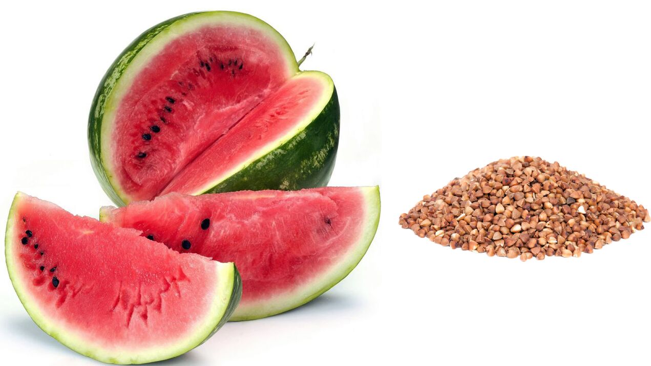Watermelon buckwheat diet