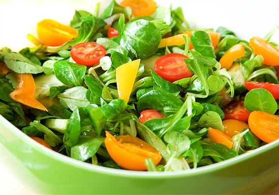 Vegetable salad loses 7kg in a week